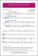 My Song Is Love Unknown SATB choral sheet music cover